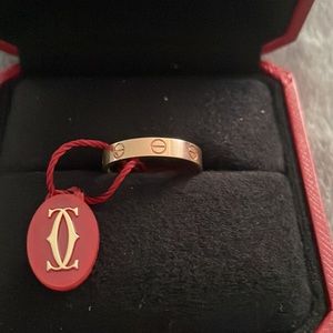 BEAUTIFUL CARTIER ROSE GOLD LOVE WEDDING BAND -🌟NWT